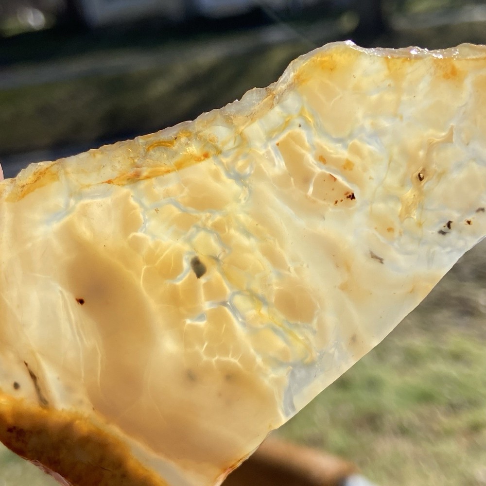 Brecciated Transparent Jasper Slab