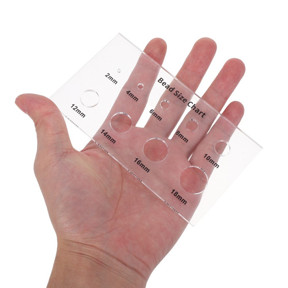Bead Measuring Tool for Round Objects Reference Guide Measurement
