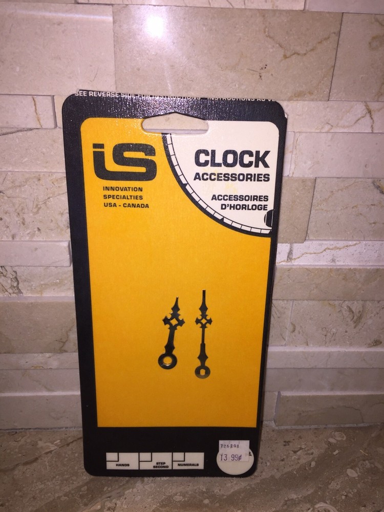 INNOVATION SPECIALTIES GOLD TONE CLOCK HANDS
