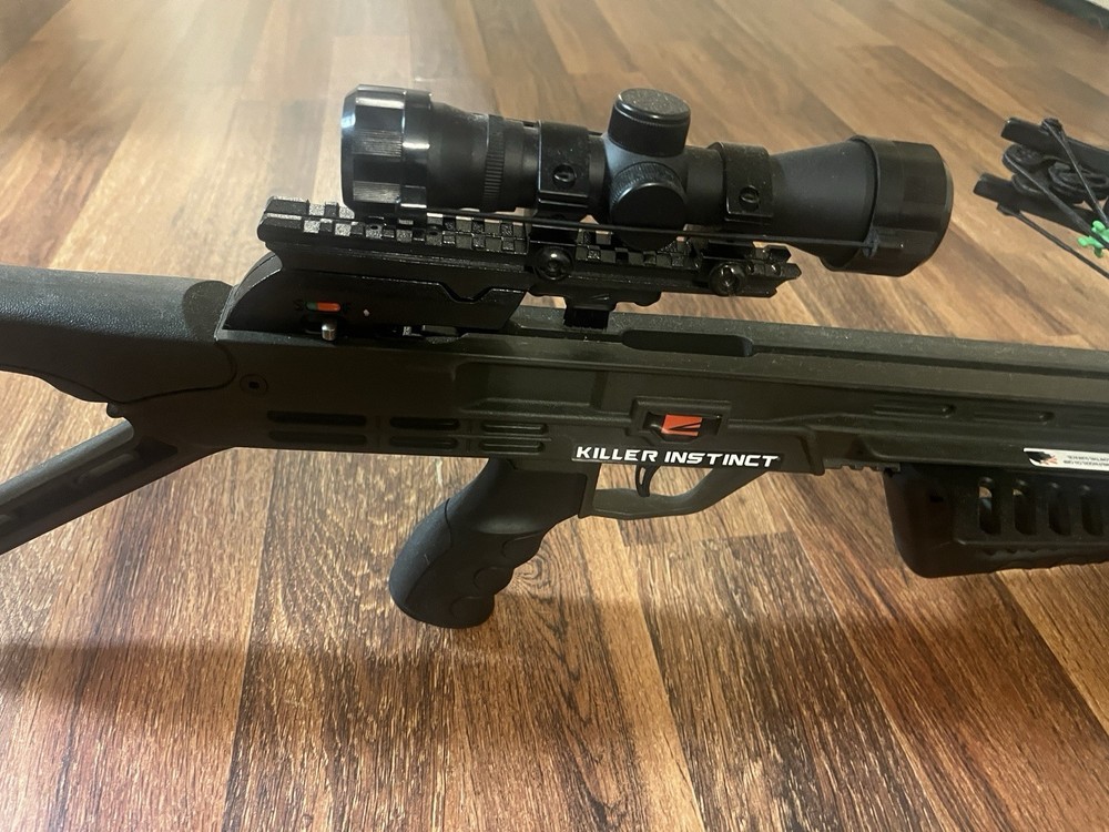 Killer Instinct Lethal 405 Crossbow with Scope and Arrow