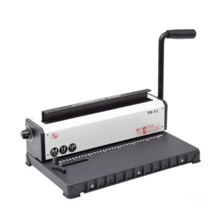 Iron Ring Binding Machine Double Coil Punching and Binding Integrated Machine