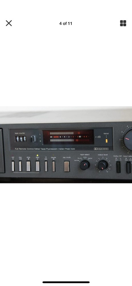 Technics M45 high end cassette deck.Direct Capstan.Serviced.220/110v