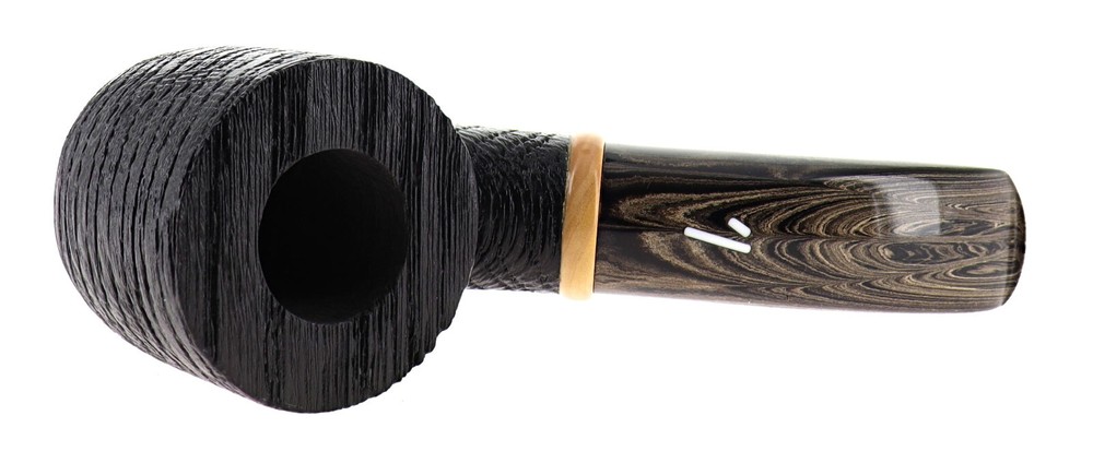 Pipe Sesa *** Morta Bog Oak shape chubby bent billiard