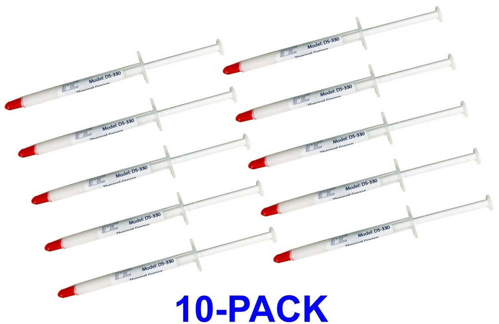 10-pack Heatsink White Thermal Grease Silicon CPU Processor TMC, SHIPS FROM USA!