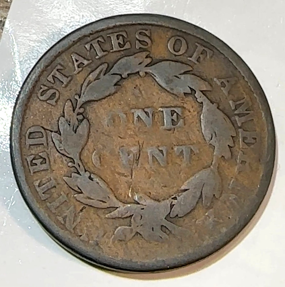 1835 Large Cent Nice Original G+ Choice Planchet CHRC