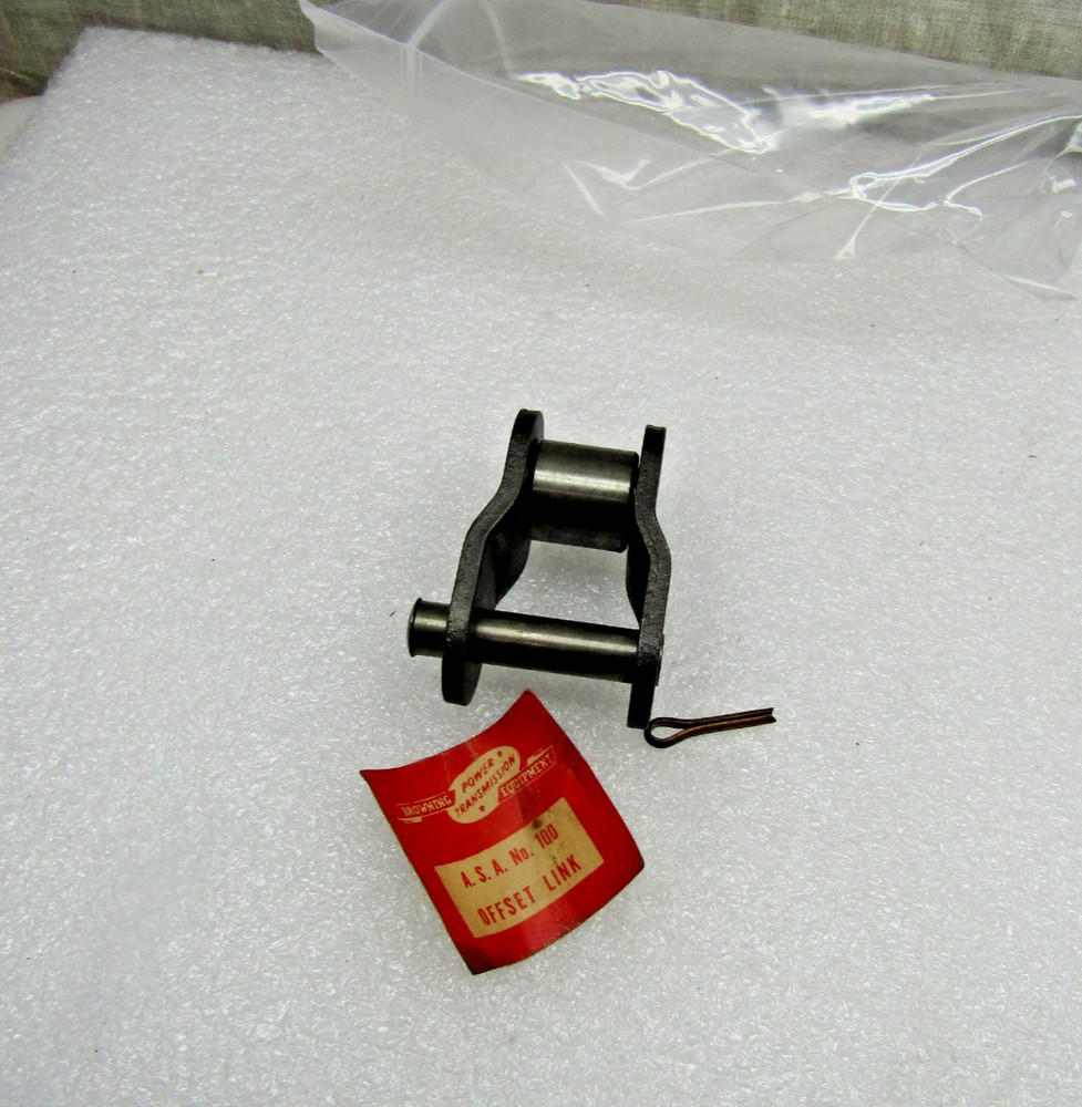 Browning #100-1 Roller Chain Offset Link Half Link