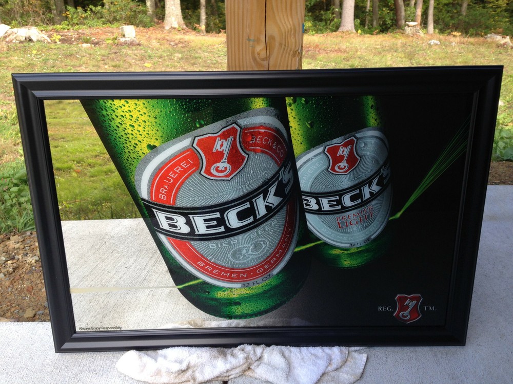 Beck’s Beer Bar Mirror