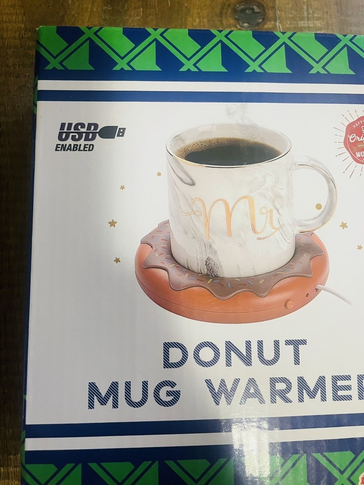 Donut Mug Warmer Laptop / USB Enabled by Samsonico NEW!