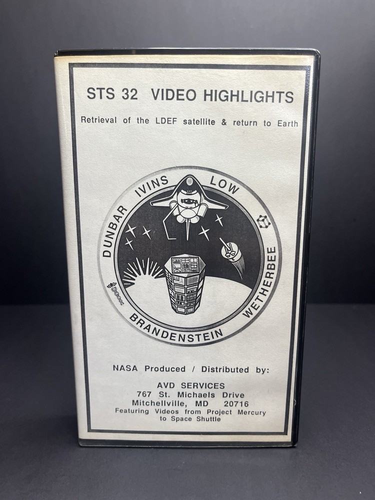 Vintage NASA Space Shuttle Program Video: STS-32 LDEF Satellite