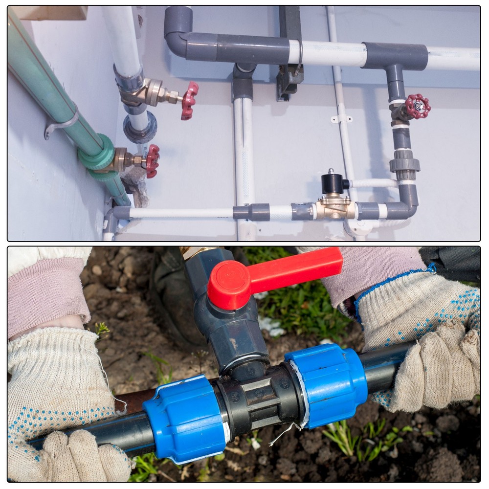 UPVC Reducer Pipe Fitting 2"x 1-1/4" Program Socket 80 Straight Coupling