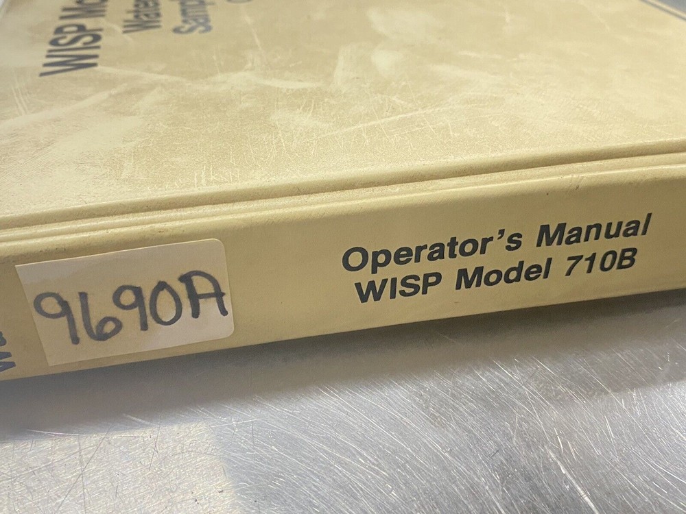 Waters Intelligent Sample Processor WISP 710B- Users Guide / Instructions Manual