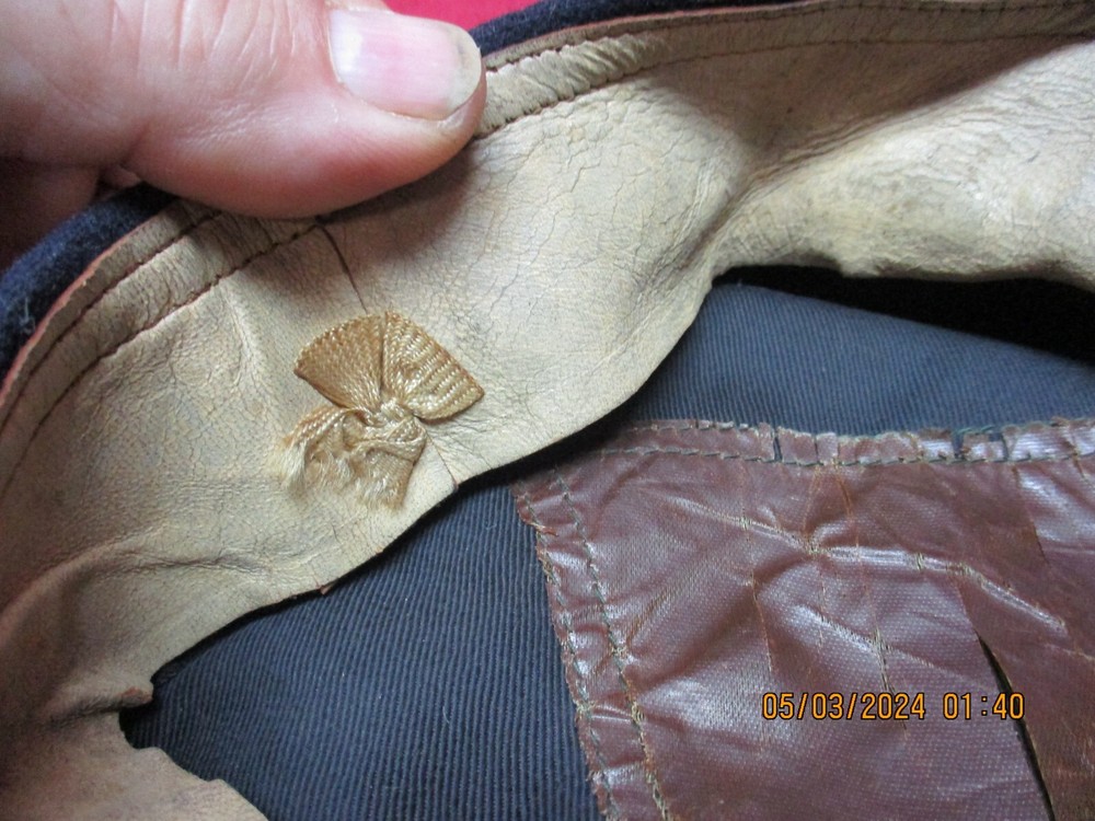 WW2 US Navy Wool "Donald Duck" Hat, Issued and Worn