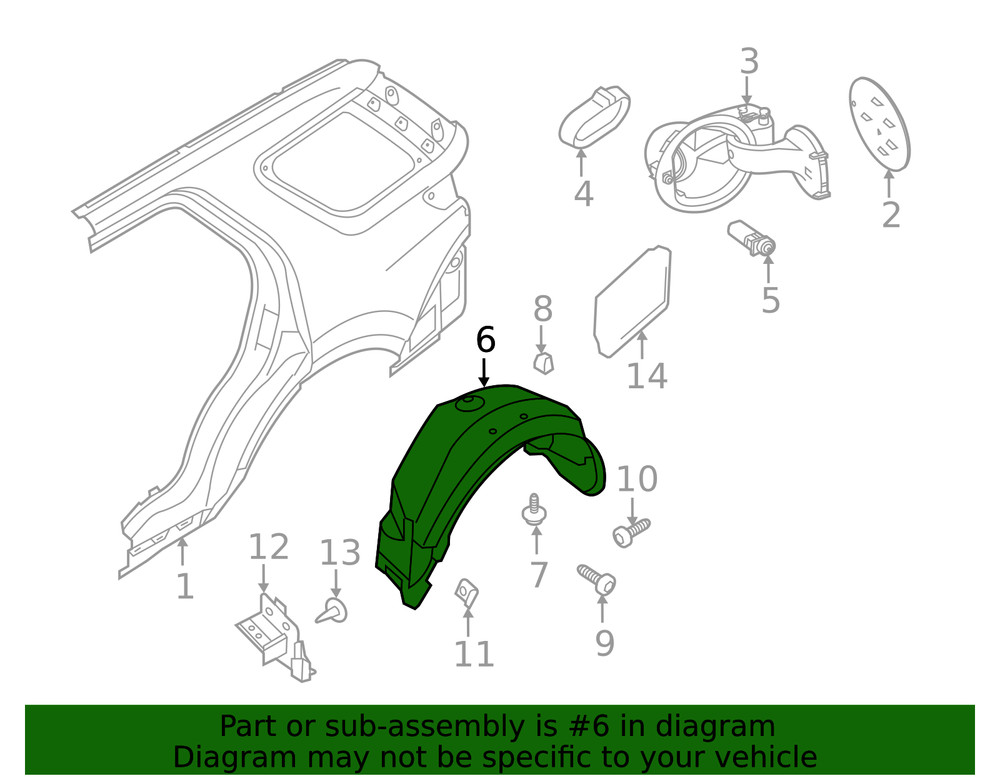 Genuine Ford Splash Shield FB5Z-7828370-C