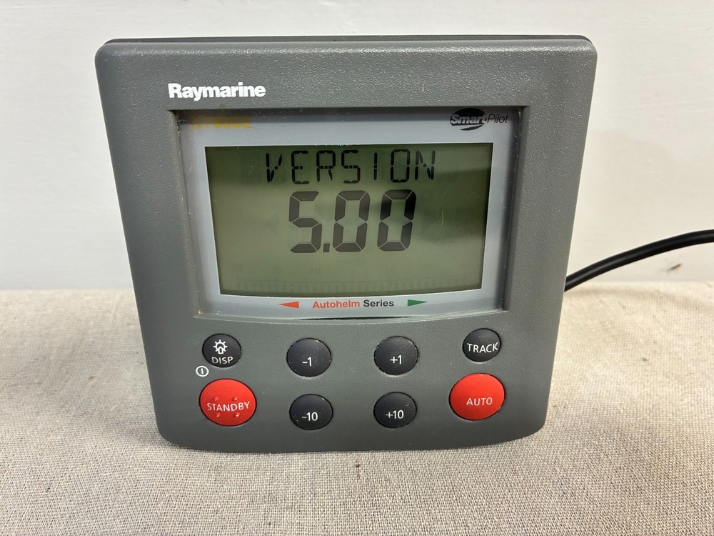 Raymarine ST6002 E12100-P Flush Mount Version Smart Pilot AP Control Head TESTED