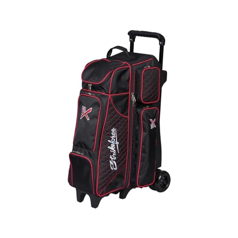 4 Ball Roller Bowling Bag, Premium, with Multiple Compartments