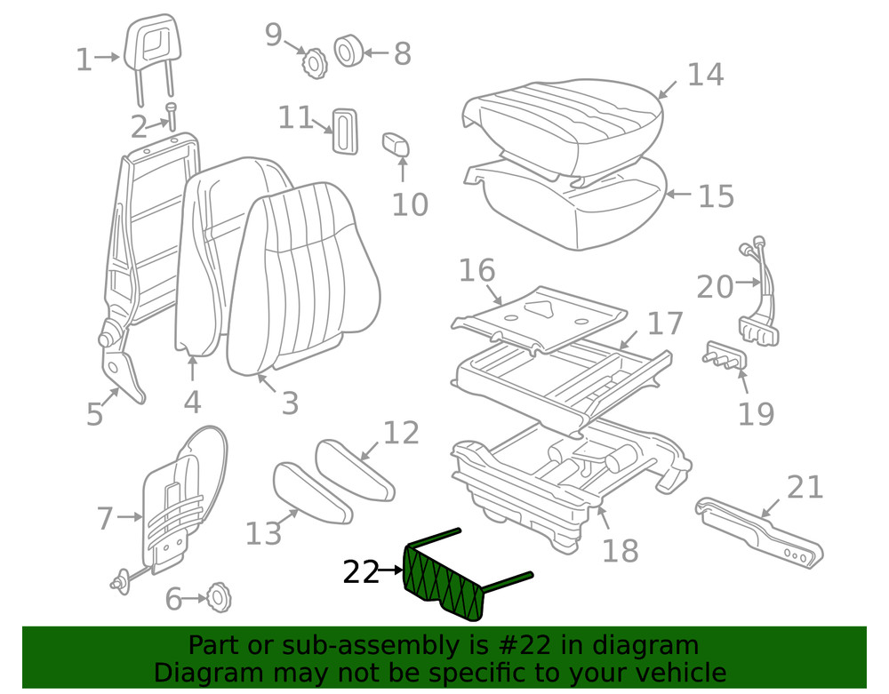 Genuine GM Map Pocket 88893041