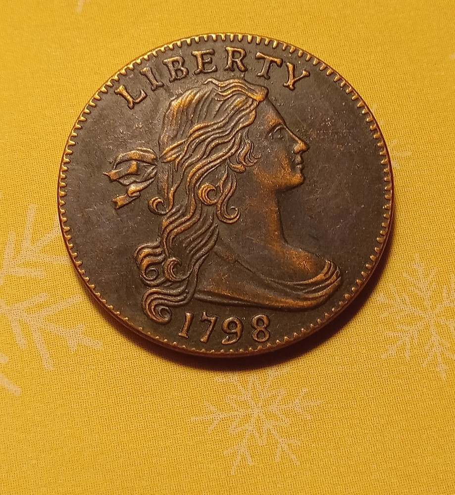 1798 Draped Bust Large Cent Coin Modern Restrike