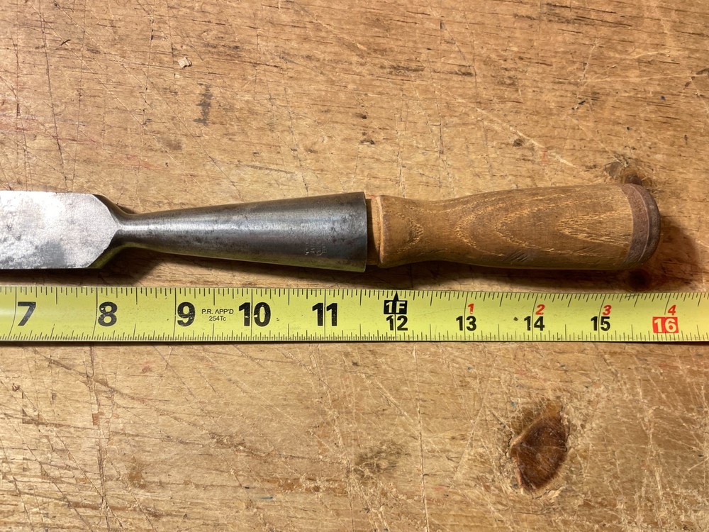 Vintage Union Hardware Co. 1" Wood Chisel