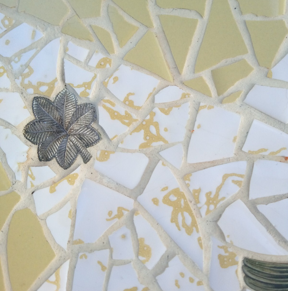 George Briard Tiled Tray 12" x 7" featuring Airforce silver tags