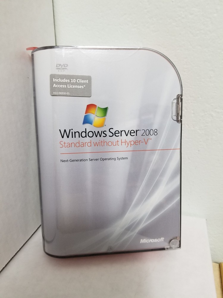Microsoft Windows Server 2008 Standard without Hyper-V