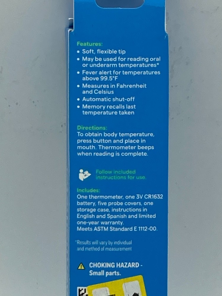 Fever Flash Digital Thermometer Flexible Easy Read