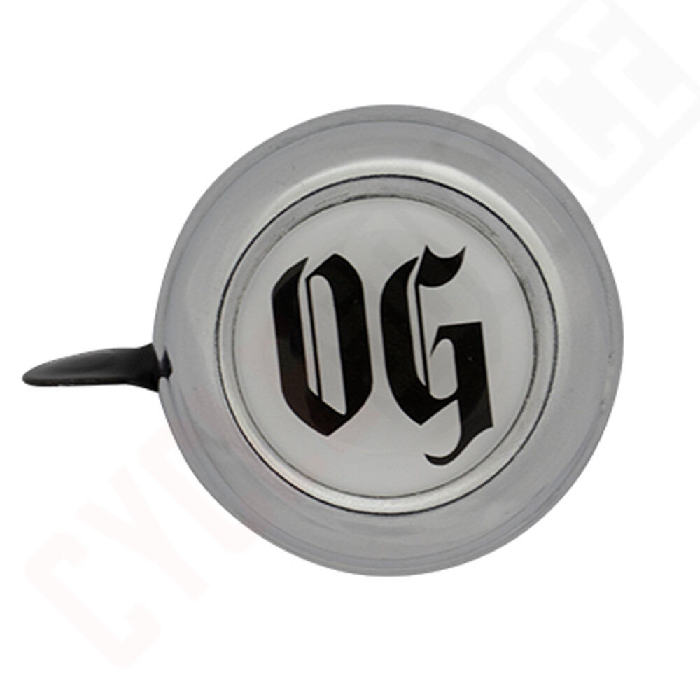 OG Logo Lowrider Classic Bicycle Bell Chrome