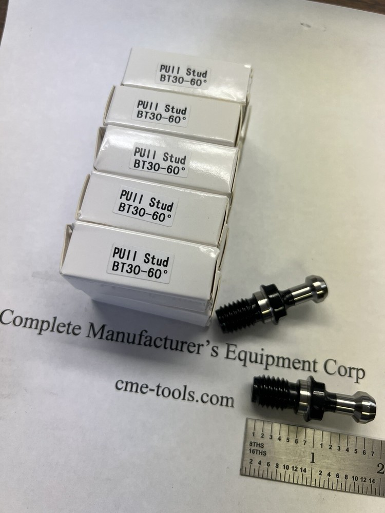 10pcs BT30 Pull Studs RETENTION KNOBS 60 degree M12x1.75 Threads #BT30-KNOB-60