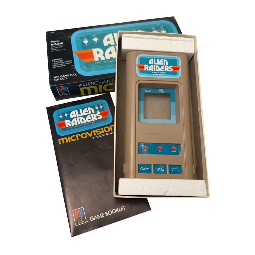 Vintage Microvision Console Bundle 5 Games Box Manual Tested Works Read