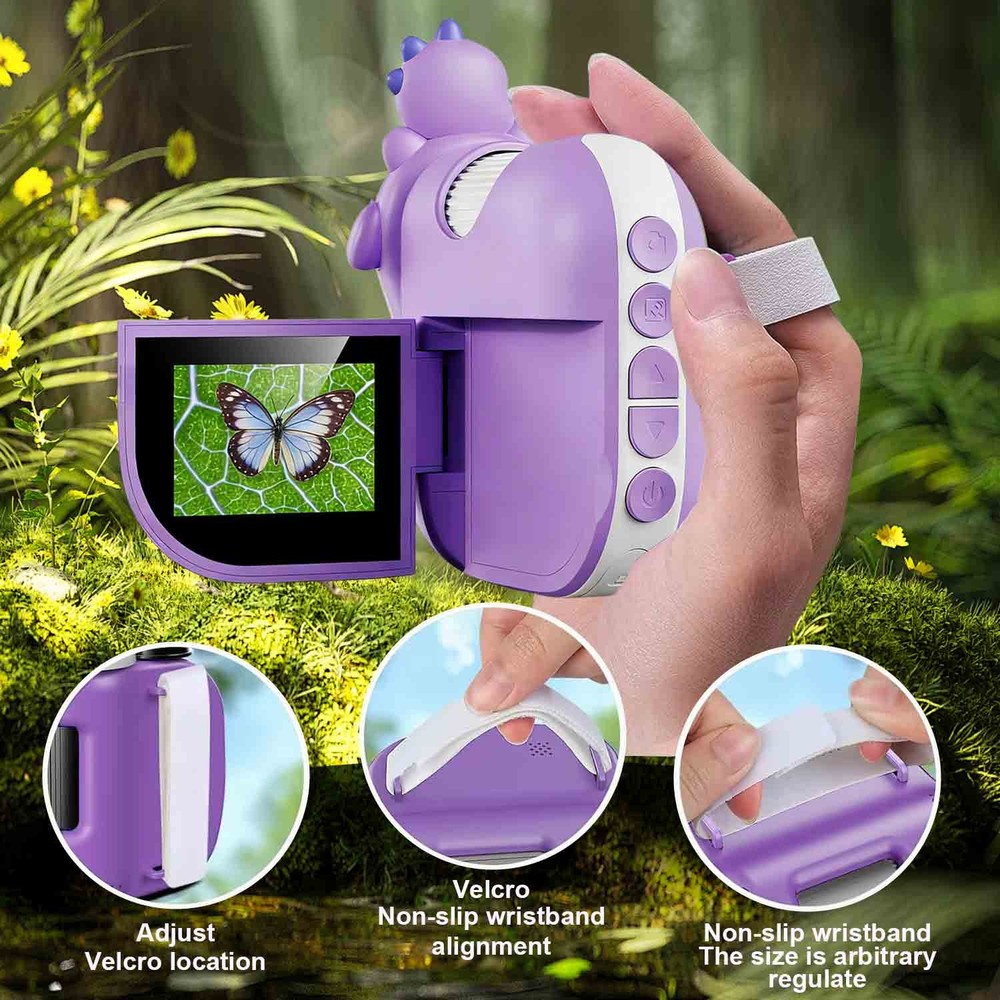 Handheld 2" LCD Screen Digital Microscope 1000X Magnifying Glass for Kids
