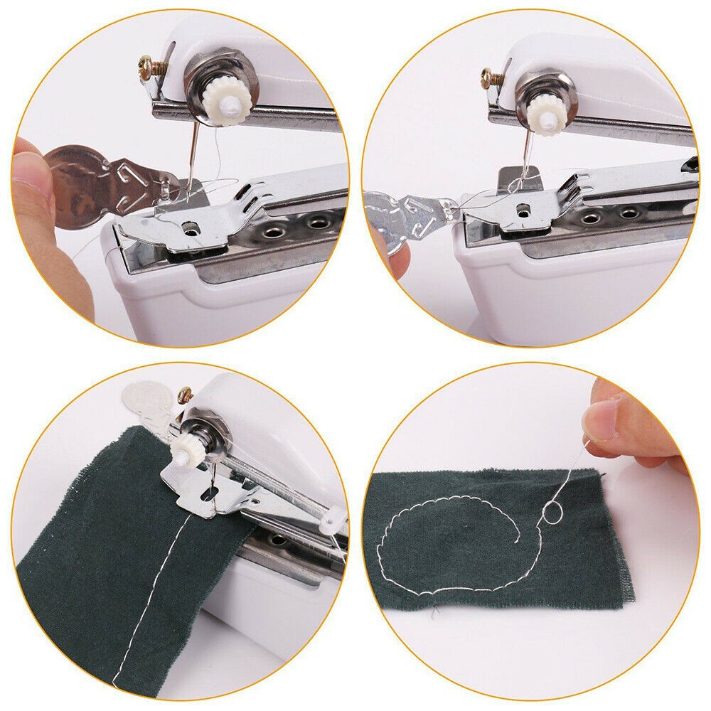 Portable Smart Mini Electric Tailor Stitch Hand-held Sewing Machine Home DIY