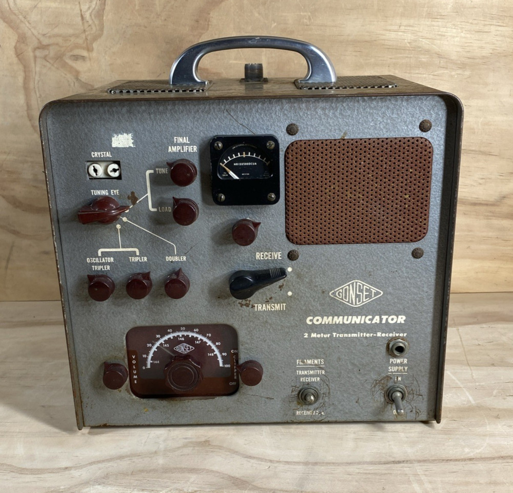 Gonset Two Meter Communicator Receiver Transmitter /untested