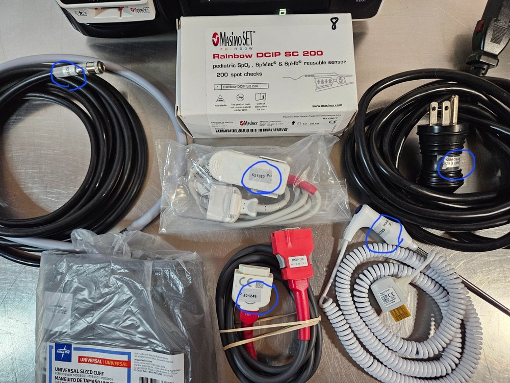 Masimo Root -COMPLETE-SpHb, PVi, NIBP, SPO2, PR, PVi-Pi, MAP, Temp, SPOC, tested