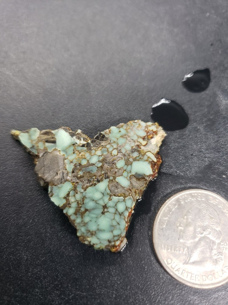 Frog Blossom Variscite Slab