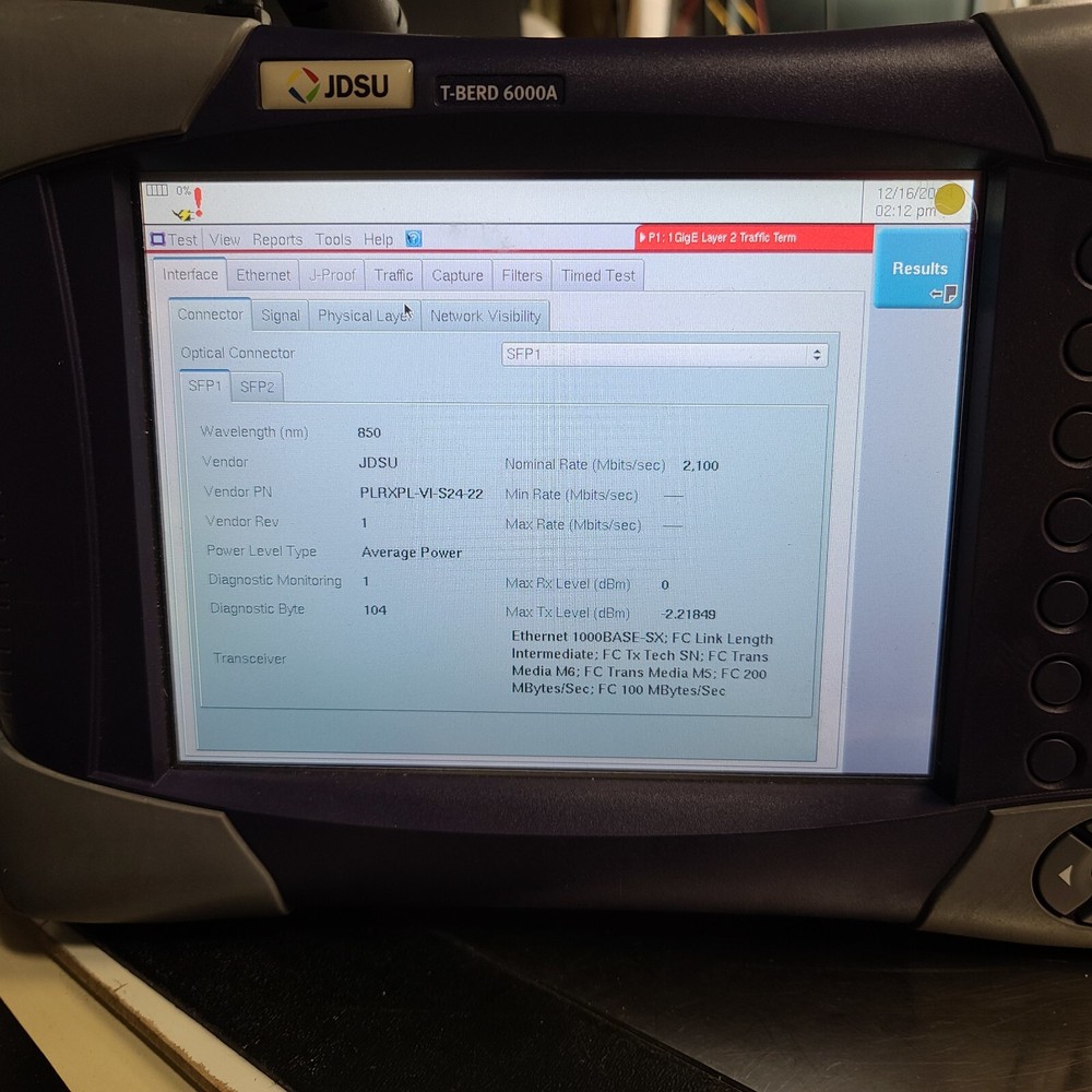 JDSU T-BERD 6000A W/ MSAM C0404 Module