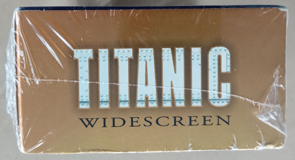 TITANIC VHS BOX SET AUTOGRAPHED SIGNED BY JAMES CAMERON