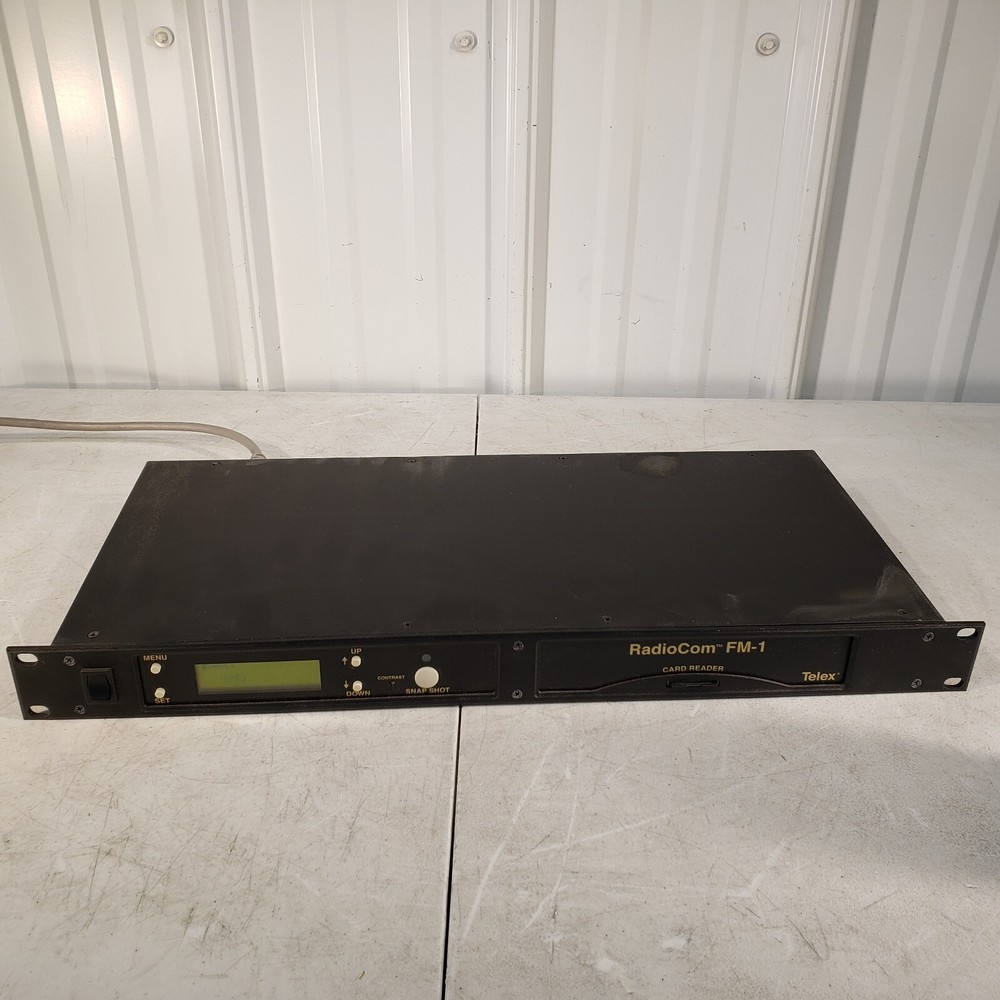 Telex RadioCom FM-1 System Manager Channel UHF