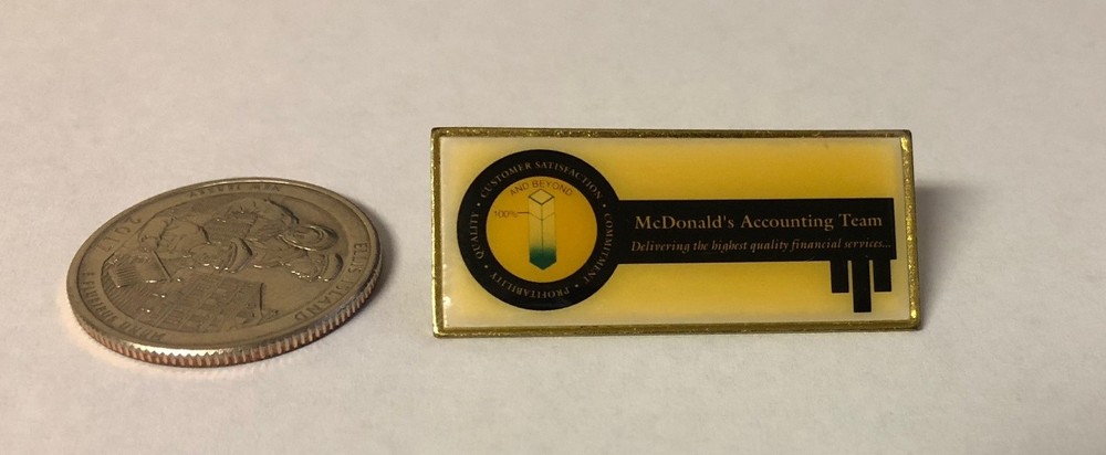 McDonald's Accounting Team Pin