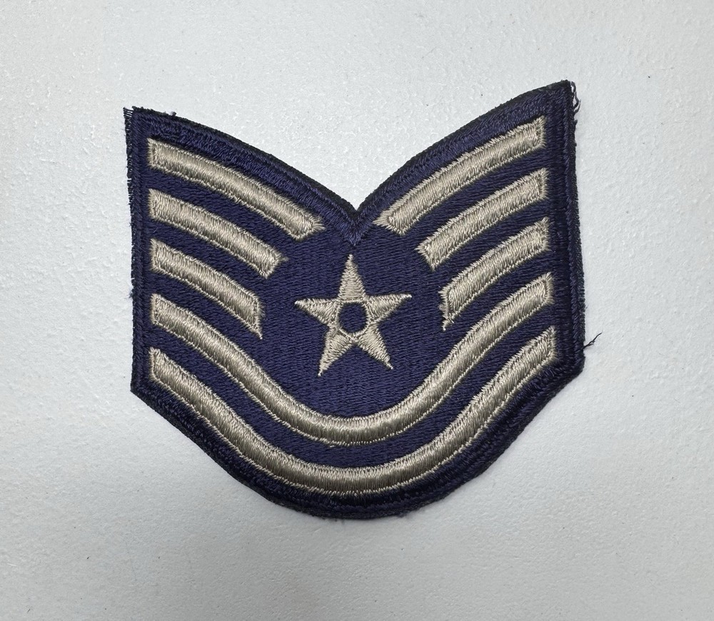 US Air Force Technical Sergeant TSGT Chevron Patches Full Color