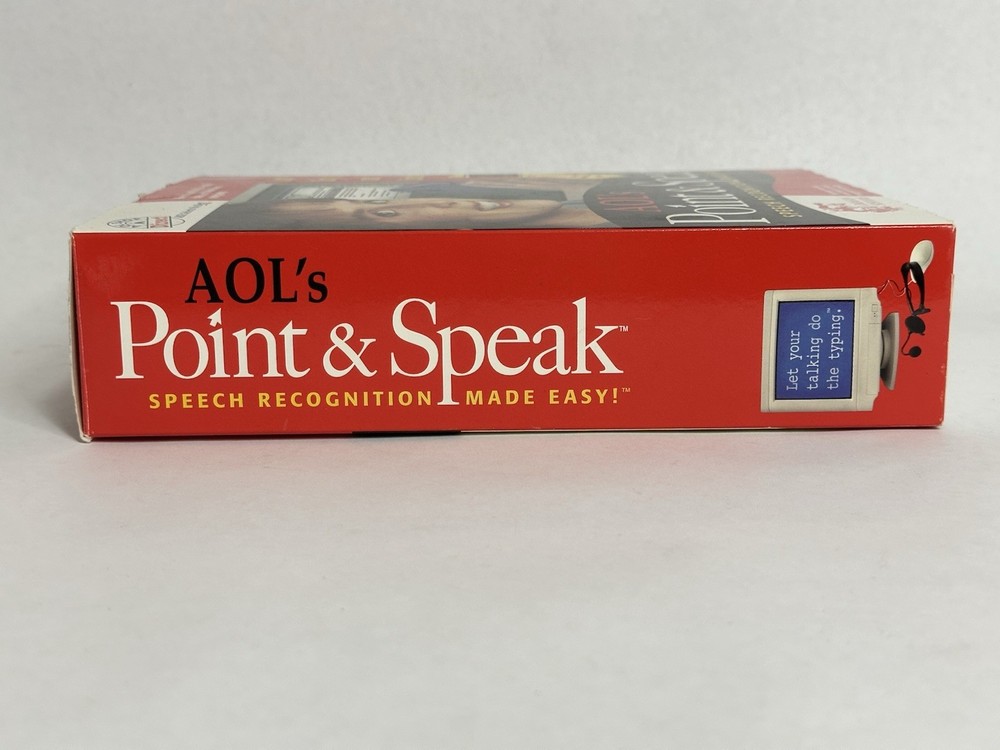 AOL's Point & Speak Speech Recognition |Dragon Systems headset software dummies