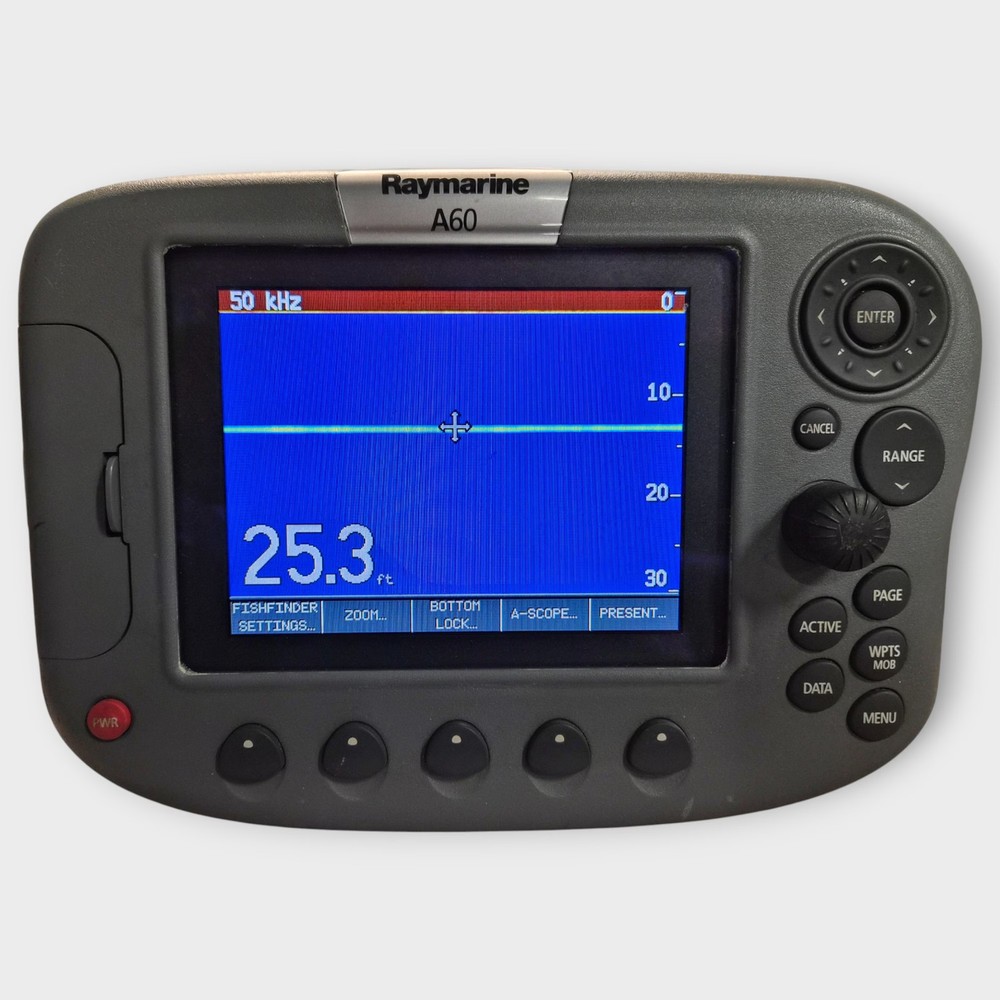 Raymarine A60 Multifunction Chartplotter/Sonar Display --E33026-- Fully Tested
