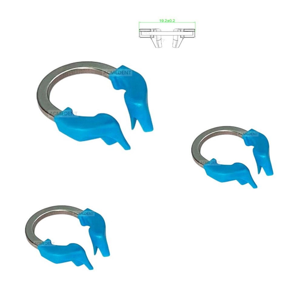 Blue Dental Sectional Matrix Universal Ring Titanium Clamp Plus Style