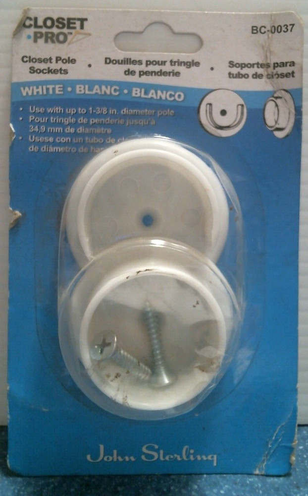 John Sterling  Closet Pole Socket  (BC-0037)  FS
