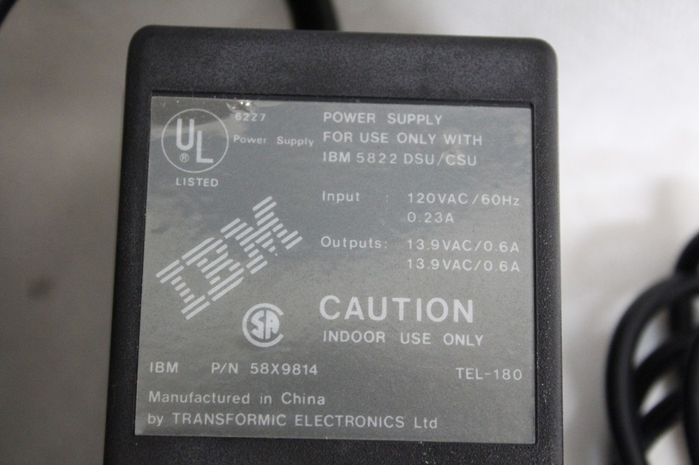 IBM 5822 DSU/CSU MODEM POWER SUPPLY