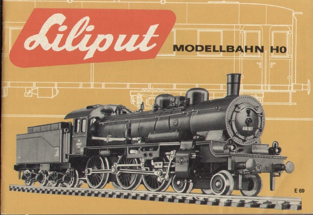 catalog LILIPUT 1969 HO model railway E aa