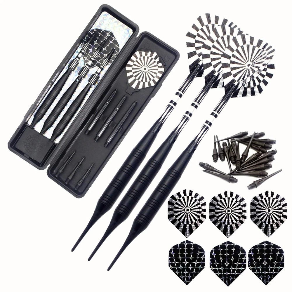 Soft Tip Darts Set for Electronic Dart Board 22g Plastic Tip Darts Se...