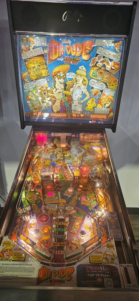 DR. DUDE Pinball Machine - Bally 1990 - 2477