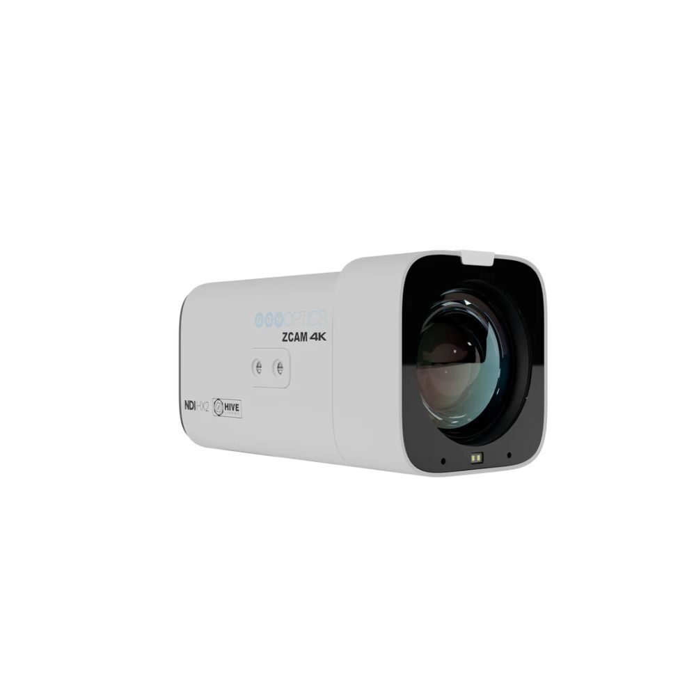 PTZOptics Studio 4K Camera with 12x Optical Zoom (White)