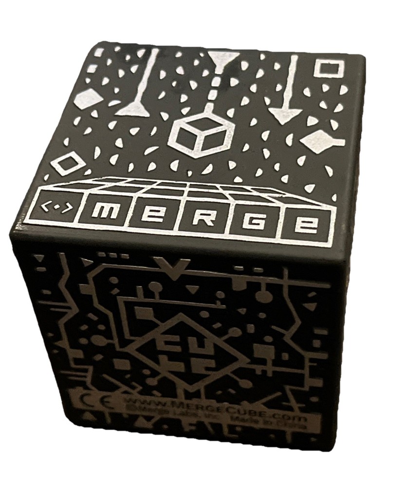 Merge Cube 3” AR VR Augmented Reality Interactive Hologram Foam Cube No Box
