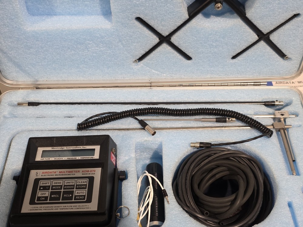 Shortridge Instruments Airdata Multimeter Electronic Manometer ADM-870