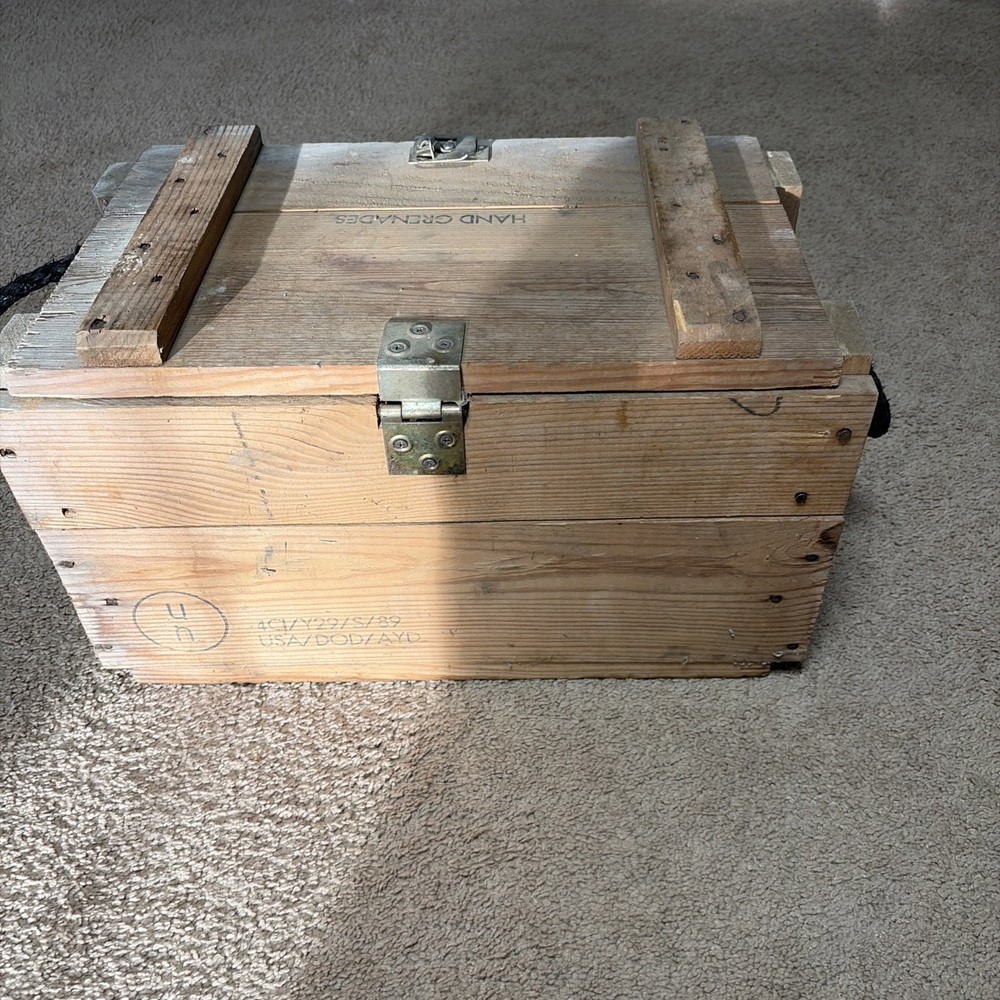 Vintage Hand Grenade Crate